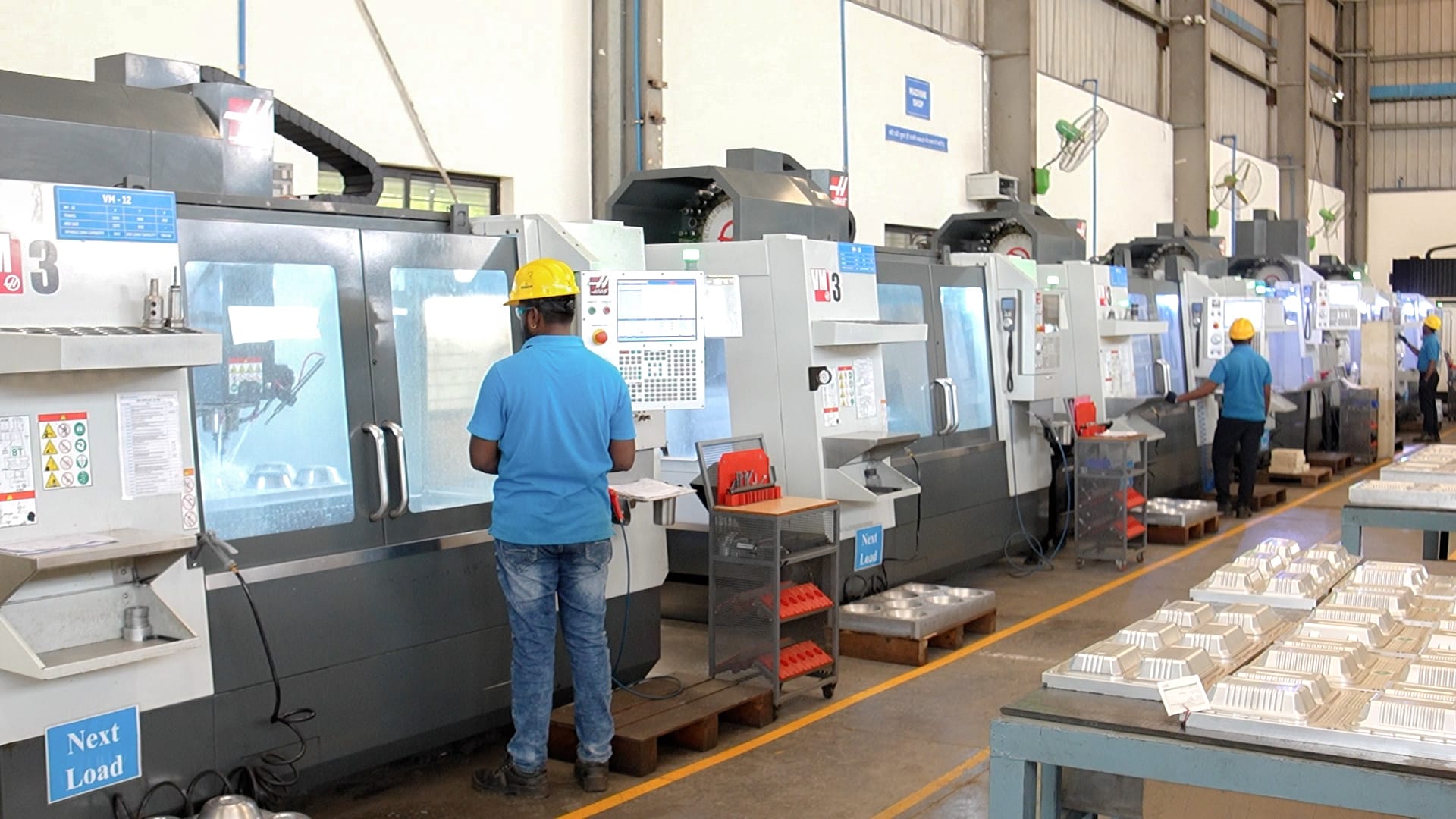 VMC Machines Manufacturing Production Molds